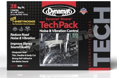 DYN10428 Xtreme TechPack Fogli smorzanti antivibrazione per trattamento acustico auto Dynamat