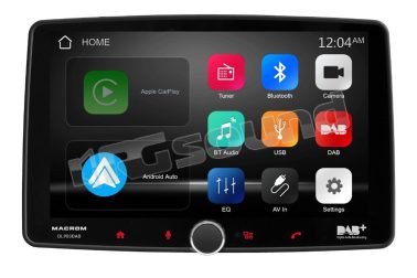 DL903DAB Monitor 9" 1 DIN con CarPlay e Android Auto wireless Macrom