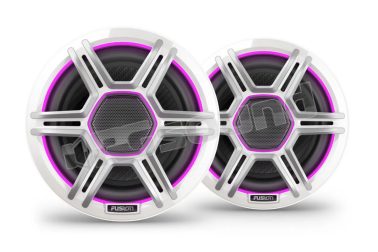 010-02918-01 Speaker marini a LED da 6,5 pollici con griglie sportive bianche Fusion