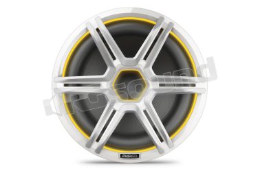 010-02918-51 Subwoofer marino a LED da 12 pollici con griglia sportiva bianca Fusion