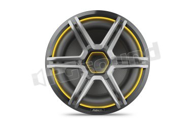010-02918-53 Subwoofer marino a LED da 12 pollici con griglia sportiva grigia Fusion