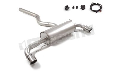 50.1236.61 Posteriore inox sdoppiato con terminali rotondi per BMW Ragazzon