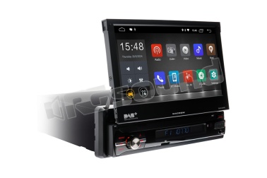 T6563DAB Monitor Multimediale Android 7” motorizzato con telaio 1 DIN e ricevitore DAB Macrom