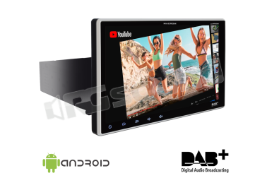 AN900 + ANDAB Monitor Multimediale Android 9” 1 DIN con ricevitore DAB Macrom