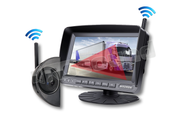 RMW704KRside Kit monitor 7” AHD IPS + telecamera laterale wireless Macrom