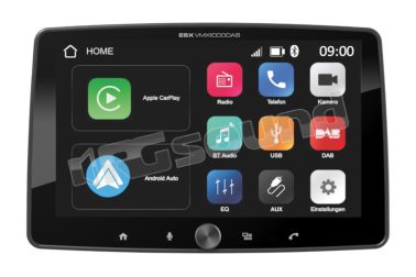 VMX1000DAB Autoradio 1 DIN con Monitor da 10”, DAB+, Apple CarPlay e Android Auto Wireless ESX