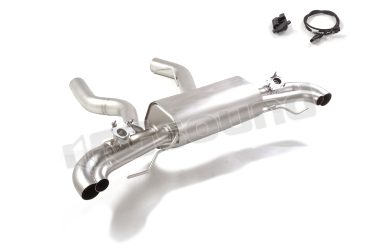 50.1211.40 Posteriore inox sdoppiato per terminali estetici originali per BMW Ragazzon