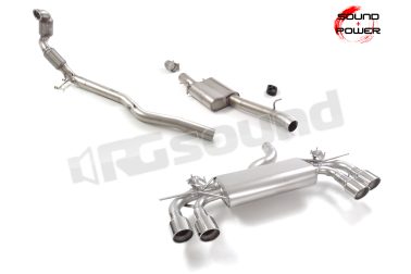 50.1215.64 Catalizzatore metallico + Centrale + Posteriore inox per Volkswagen Ragazzon