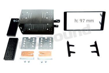 90-279/K Kit 2 Din nero lucido per Subaru Impreza - Forester Thender