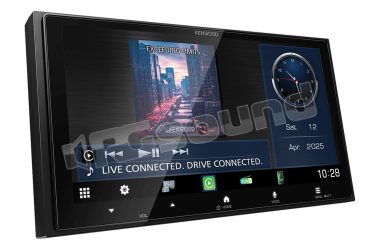 DMX7525DABS Monitor 6,8'' ad alta definizione retroilluminato LED con Bluetooth, USB, DAB+, Apple CarPlay e Android Auto Kenwood