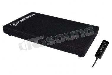 M-SW250A Subwoofer amplificato 10 pollici (250mm) in cassa chiusa 350W RMS per baule Macrom