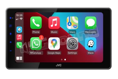KW-Z900DBW Ricevitore multimediale con schermo flottante HD da 9'', Apple CarPlay, Android Auto, ingresso HDMI JVC
