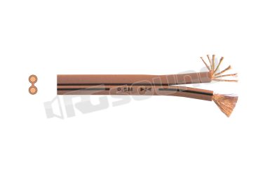 52-100 S cavo 2x2,69 mmq in rame OFC, colore marrone Thender