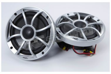 RECON 6-S RGB Coassiali nautici con griglie sportive argentate e illuminazione Led RGB Wet Sounds