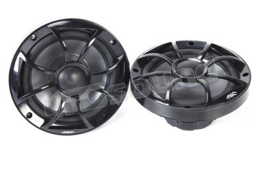 RECON 6-BG RGB Coassiali nautici 16,5 cm con griglia nera e illuminazione Led Wet Sounds