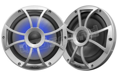RECON 8-S RGB Altoparlanti coassiali nautici 8" con griglia argentata e illuminazione Led Wet Sounds