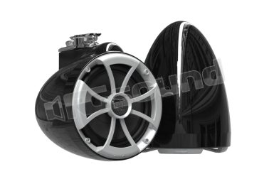 ICON 8 B-SXM V2 Altoparlanti con supporto a X girevole - Acciaio inossidabile Nero Wet Sounds