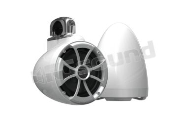 ICON 8-W FC SS V2 Altoparlanti nautici con morsetto fisso - Acciaio inossidabile Bianco Wet Sounds