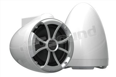 ICON 8 W-SXM V2 Altoparlanti con supporto a X girevole - Acciaio inossidabile Bianco Wet Sounds