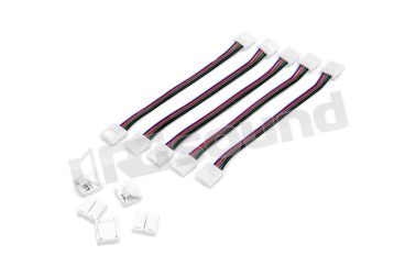 RGB CONNECTOR KIT 5 connettori di giunzione RGB e 5 connettori di prolunga RGB Wet Sounds