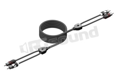 WWX-RCA-2CH 23FT Cavo RCA quadruplo schermato da 23 piedi Wet Sounds