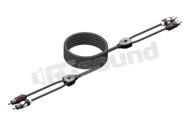 WWX-RCA-2CH 1.5FT Cavo RCA quadruplo schermato a 2 canali Wet Sounds