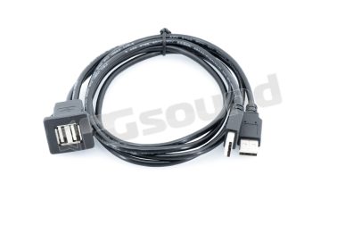 Doppia USB unita a pannello con cavi da 100 cm  RG Sound