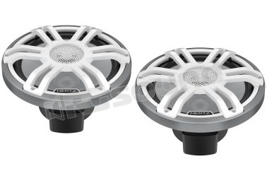 HMX 8.8 S-LD-SW.2 Coassiali Hi-end 224 mm (8.8") con illuminazione Led - Griglia sportiva bianca Hertz
