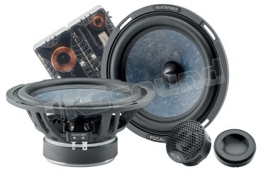 165 SF Sistema di altoparlanti 165mm, woofer con cono Slatefiber, tweeter a cupola invertita Focal
