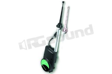 7677151 Antenna elettrica automatica con stelo nero Calearo