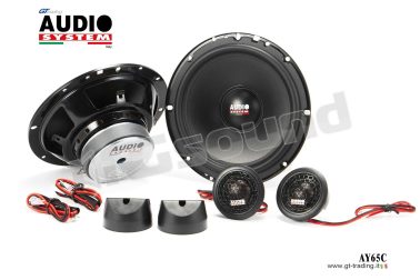 AY65C Kit 2-vie woofer da 165mm+tweeter 25mm Audio System Italy
