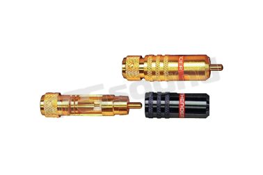 49-122 Connettore M RCA, placcato oro, diametro 9 mm - Conf. 4 pz. Thender