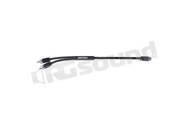 RCA P-YM Cavo RCA con splitter a Y da 0,3 m, 2 spine e 1 presa ETON