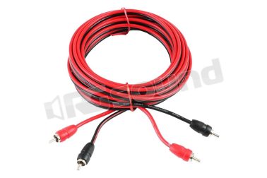 RS-RCA5M Cavo RCA schermato da 5 metri per impianti car audio Reiss Audio