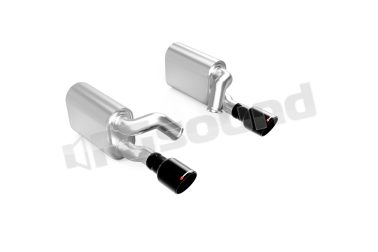50.1261.61B Posteriore inox sdoppiato con terminali rotondi Sport Line Black per Porsche Ragazzon