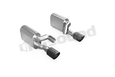 50.1261.74 Posteriore inox sdoppiato con terminali rotondi Carbon Shot per Porsche Ragazzon