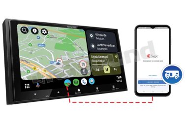 DMX7525DABCAMPER Monitor con navigazione Sygic GPS con Caravan Routing App Kenwood