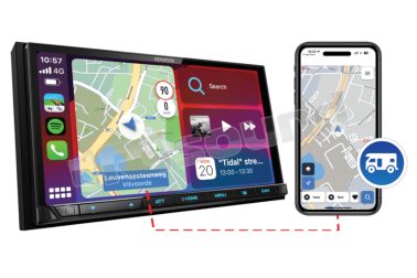 DMX8021DABCAMPER Con navigazione GPS Sygic e abbonamento Caravan Routing Kenwood
