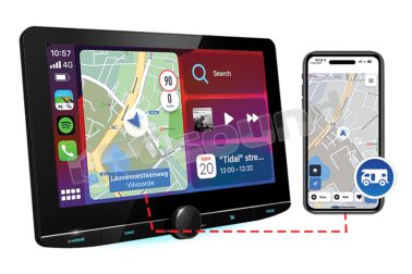 DMX9724XDSCAMPER Monitor + Sygic GPS Navigation con abbonamento Caravan Routing App Kenwood