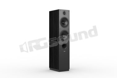 Nota 6 BLACK Diffusore da pavimento a 2,5 vie Finiture Nero Indiana Line