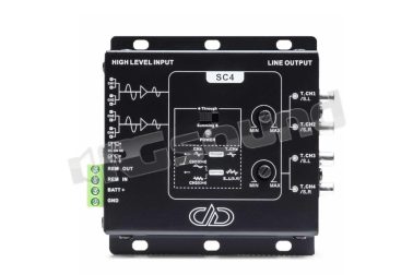 SC4a Convertitore di segnale a 4 canali con comando remoto a 12 V DD Audio Digital Designs