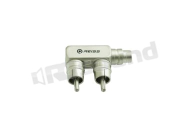 RS-GL1F2M RCA 2 maschio - 1 femmina Reiss Audio