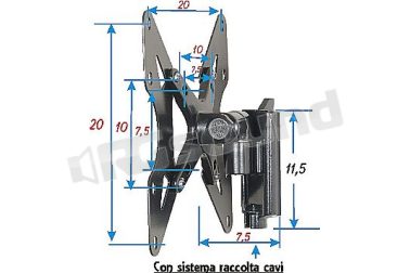 AL2 staffa per LCD con attacco VESA Prandini