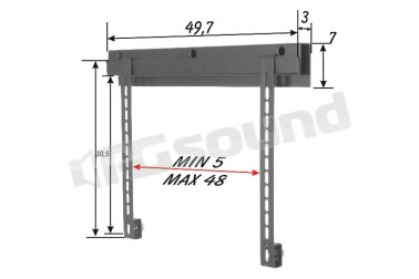 511 supporto da parete per TV LCD, TV LED Prandini