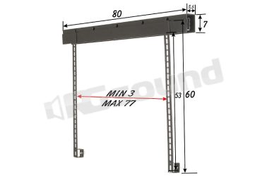 507 supporto da parete per TV LCD, TV LED Prandini
