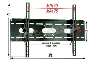 517 supporto da parete per lcd, led, plasma Prandini