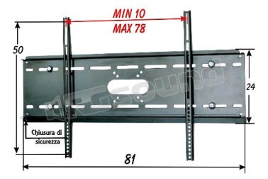 519 supporto da parete per lcd, led, plasma Prandini