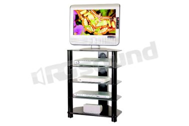 2008 mobile d'arredamento colore nero con vetri satinati o fumè Prandini