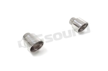 50.0758.46 Terminale inox rotondo obliquo per Alfa Romeo Ragazzon