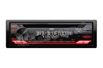 KD-DB622BT lettore CD, USB, Bluetooth e DAB+, illuminazione tasti rossa JVC